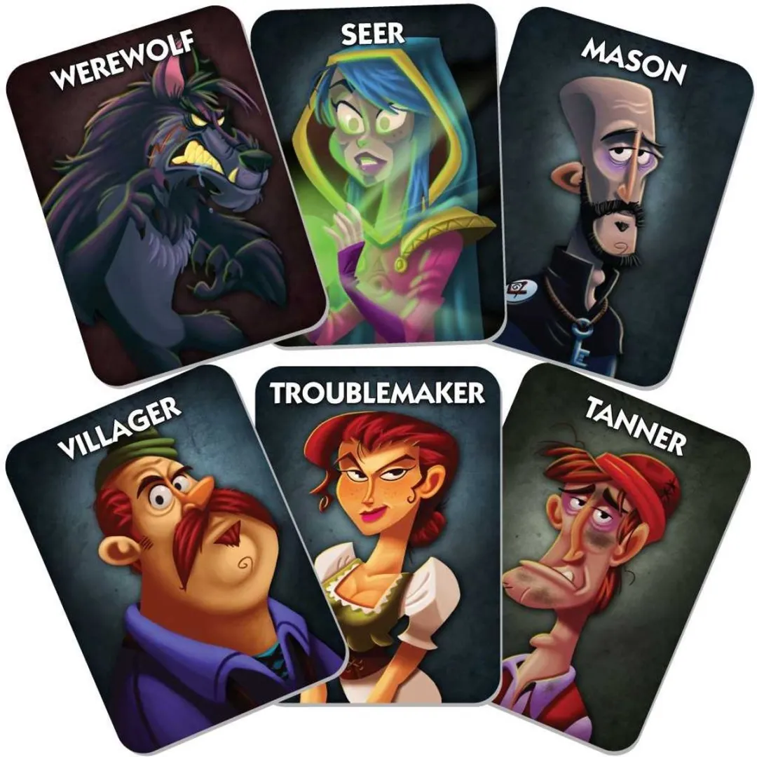 Asmodee Ultimate Werewolf One Night - Kaartspel - Geel/Zwart