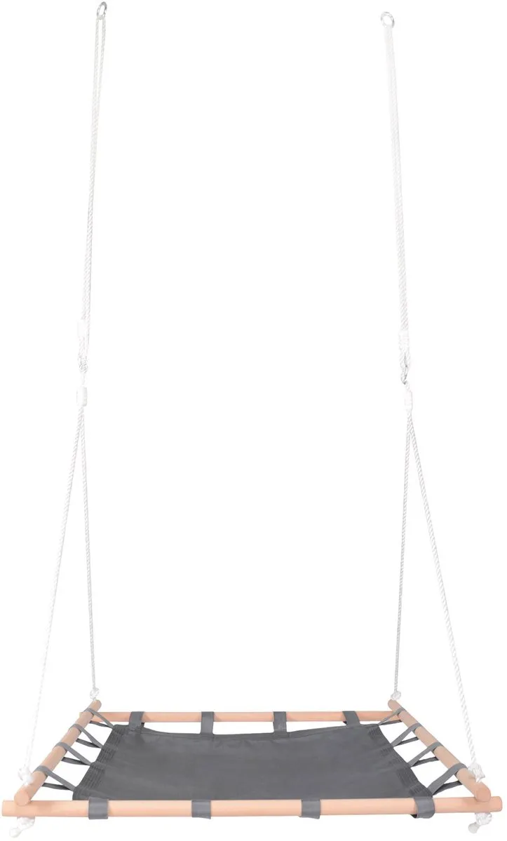Small Foot Nestschommel Houten Frame 100x100cm - Zwart