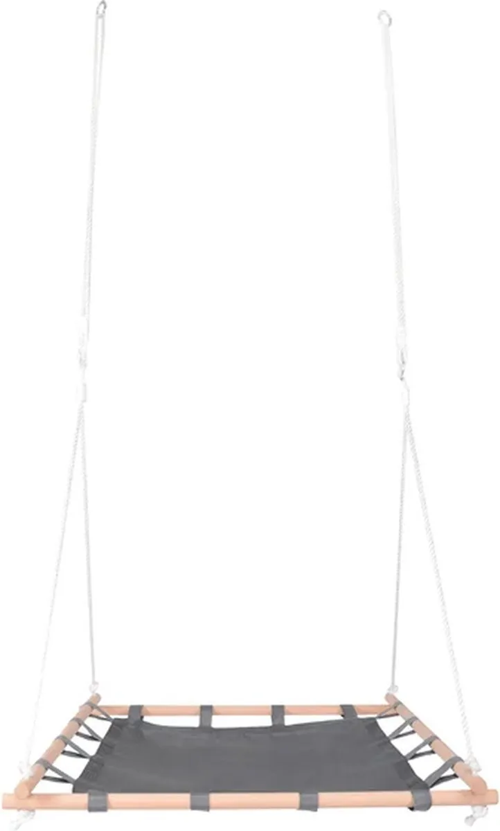 Small Foot Nestschommel Houten Frame 100x100cm - Zwart