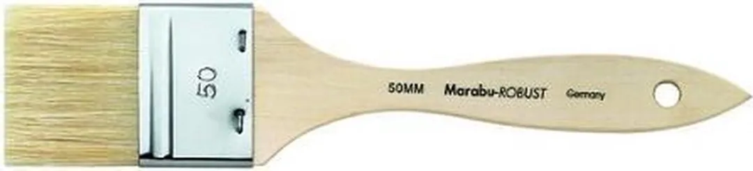 Marabu Robust Witte Platte Borstel 50mm