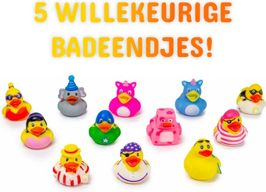 Topknuffels Willekeurige Badeendjes 6cm