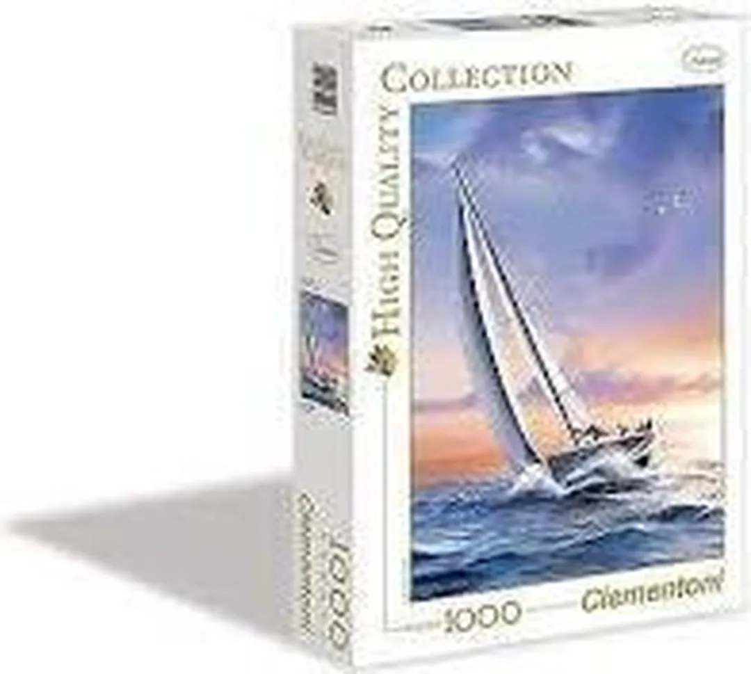 Clementoni Zeilboot Zonsondergang Puzzel 1000 Stuks - Multi