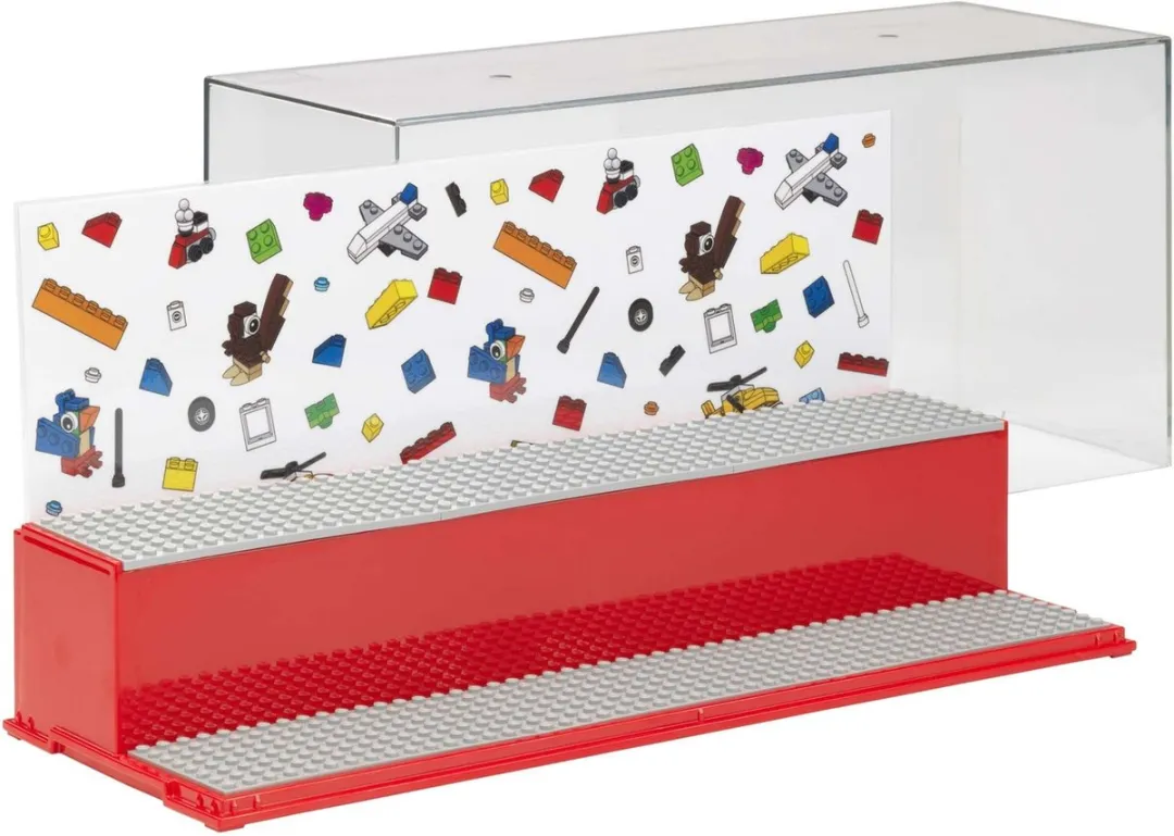 LEGO Vitrine Iconic Minifigure - Rood
