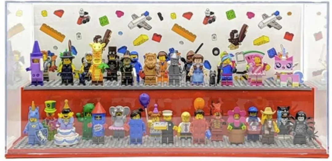 LEGO Vitrine Iconic Minifigure - Rood