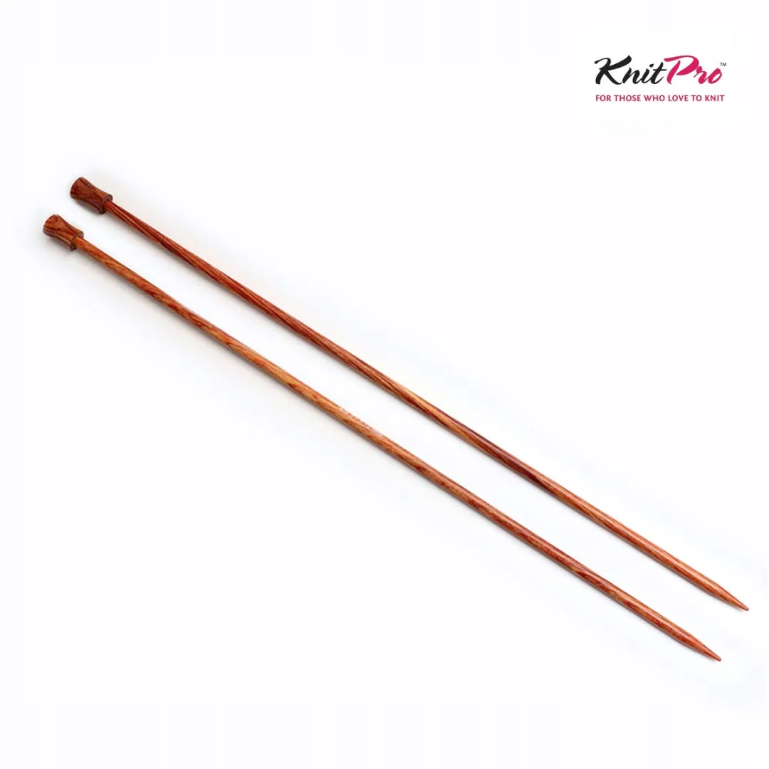 KnitPro Dreamz Rechte Breinaalden 35cm - 3,75mm - Berkenhout