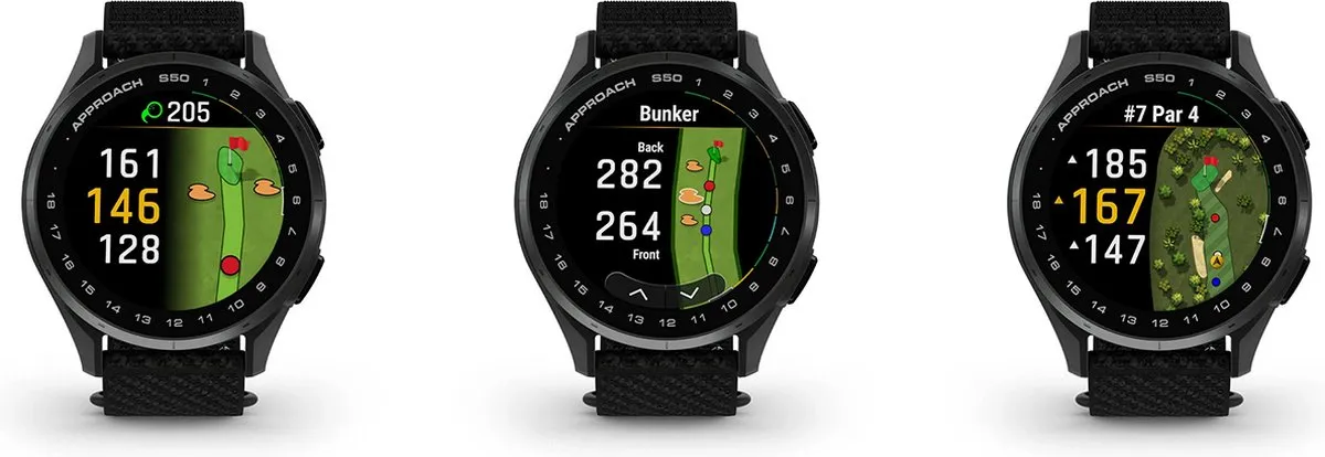 Garmin Approach S50 Golf Horloge - Zwart - afbeelding 6 van 6
