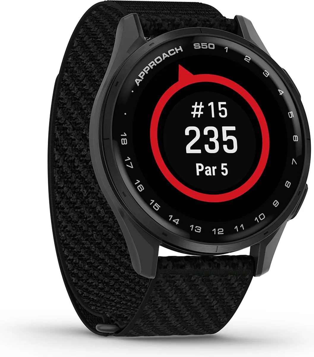 Garmin Approach S50 Golf Horloge - Zwart