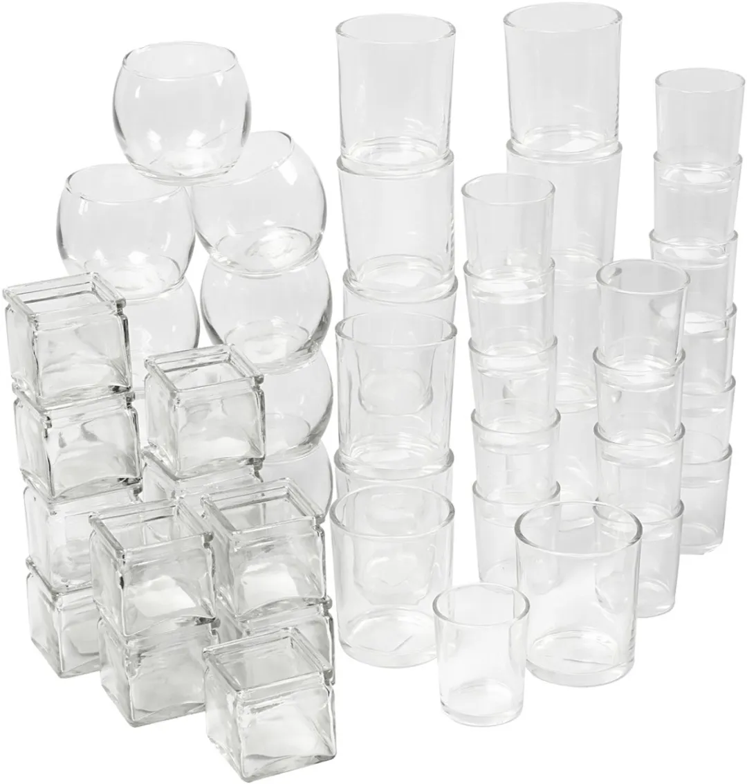 Creativ Company Waxinelichten Set 72 Stuks - Wit