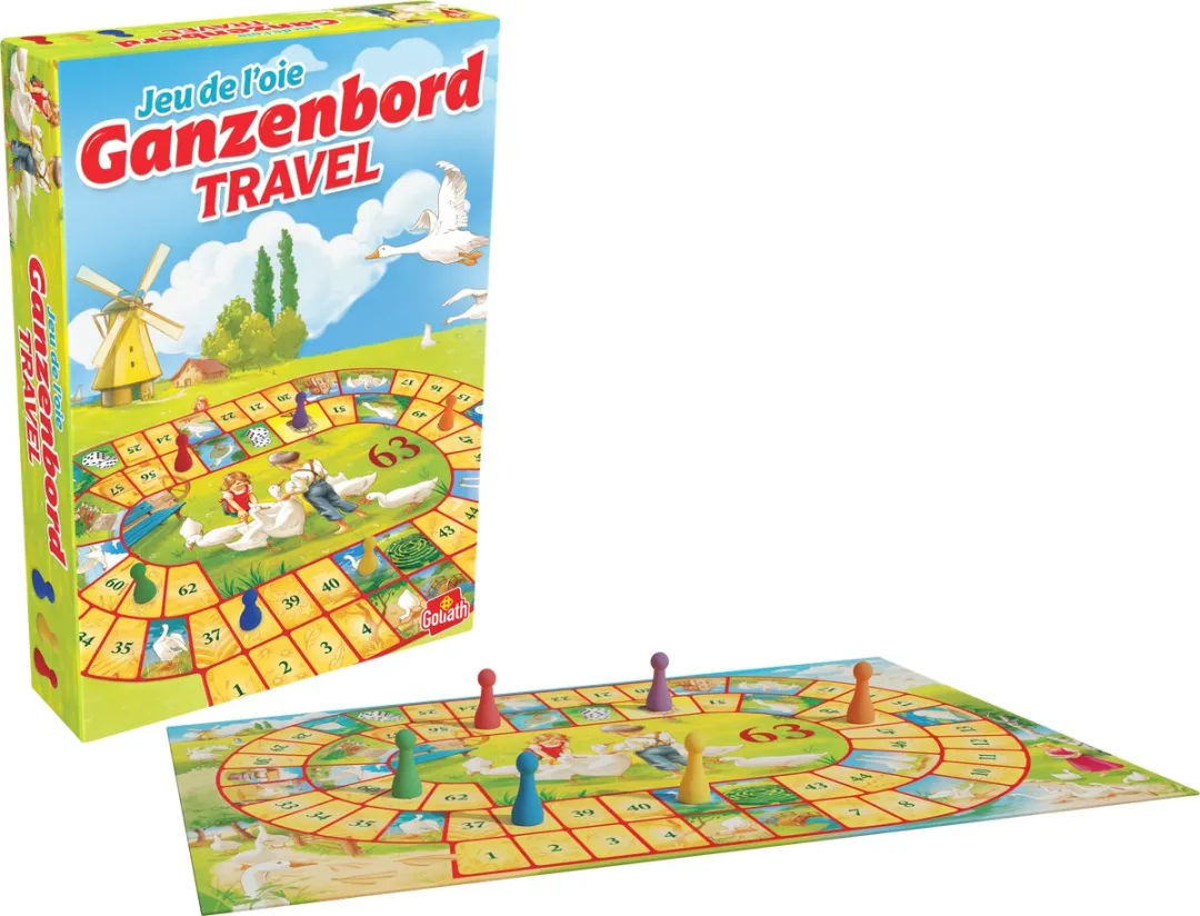Goliath Ganzenbord Travel 934918 - Bordspel - 2-6 Spelers