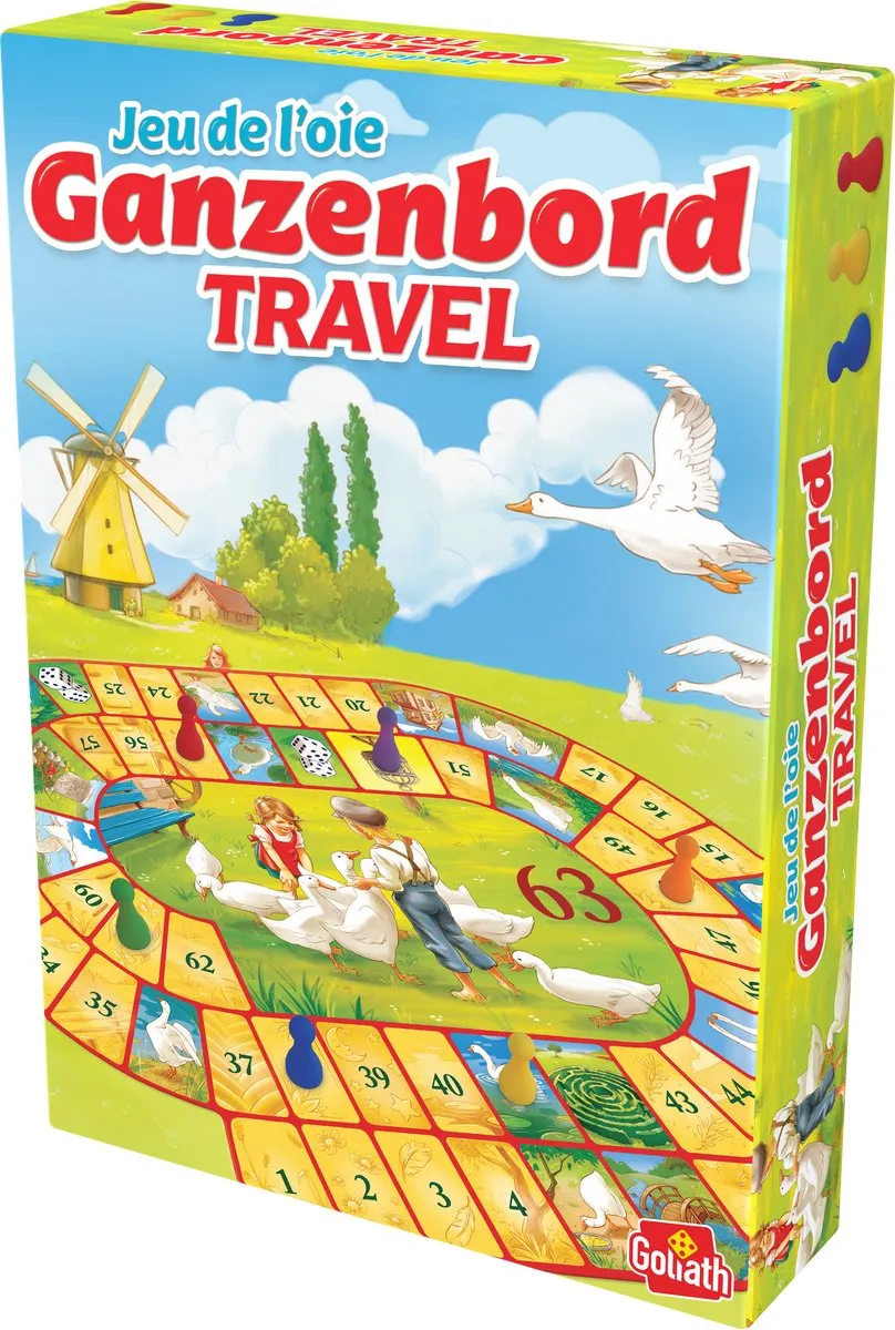 Goliath Ganzenbord Travel 934918 - Bordspel - 2-6 Spelers - afbeelding 6 van 6