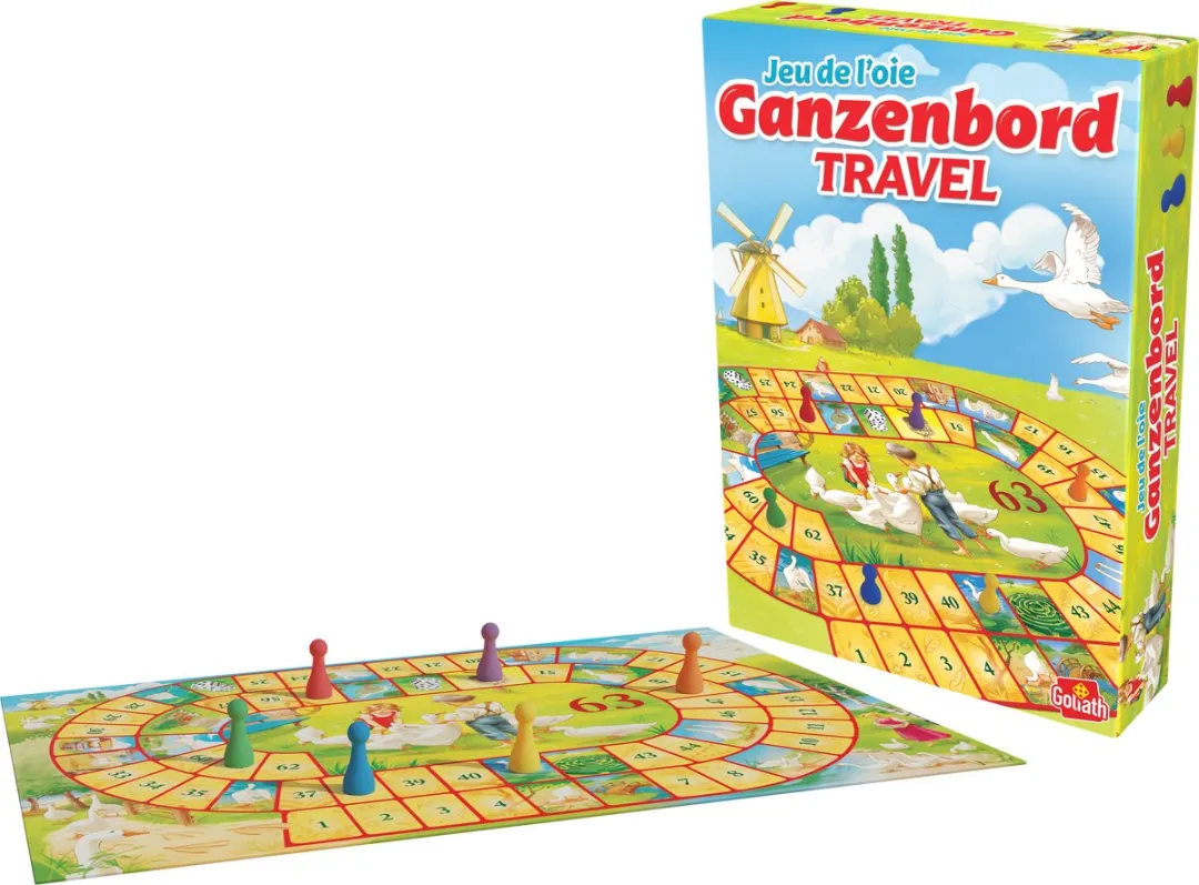 Goliath Ganzenbord Travel 934918 - Bordspel - 2-6 Spelers