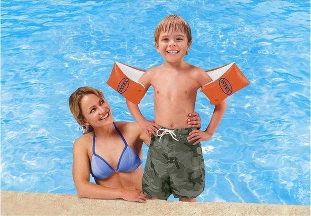 Intex Zwemvleugels Deluxe Oranje 6-12 Jaar