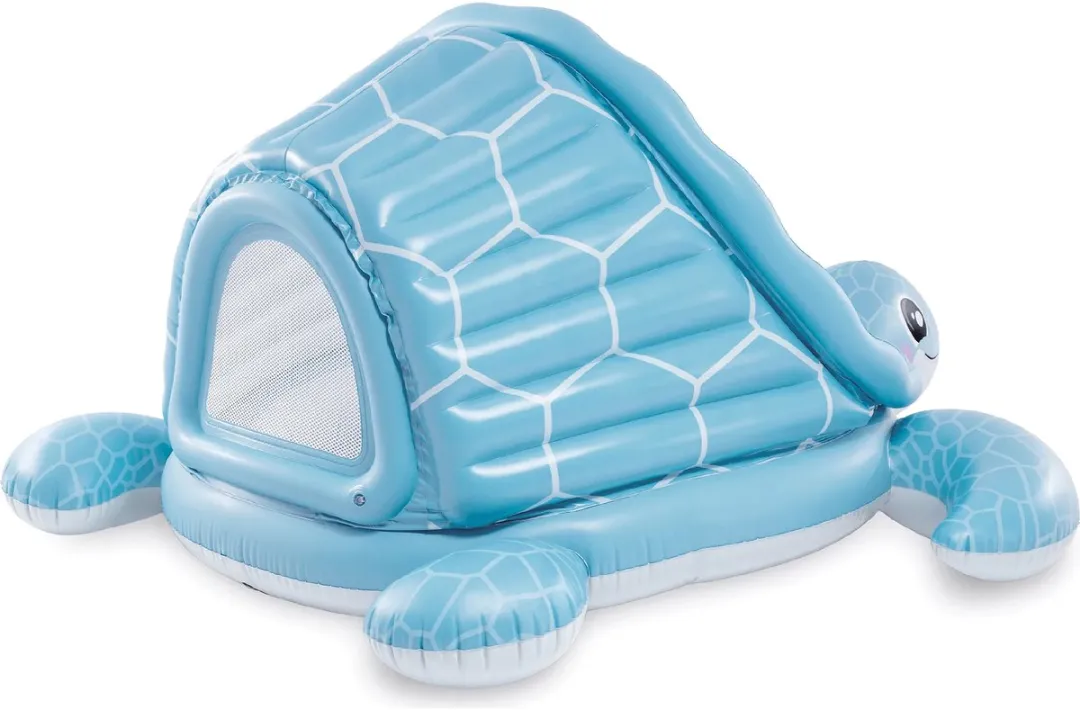 Intex Schildpad Opblaasbaar Kinderzwembad 2-in-1 218x206x97cm