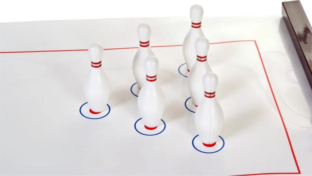 Clown Games Tafel Bowling Game 120cm - 8 Spelers