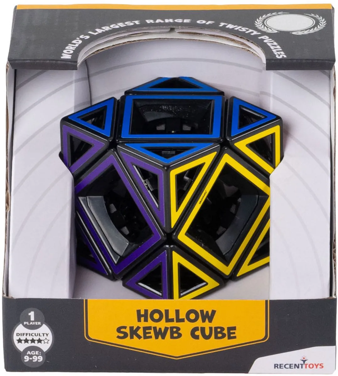 Recent Toys Hollow Skewb Cube M5098 - Meerkleurig