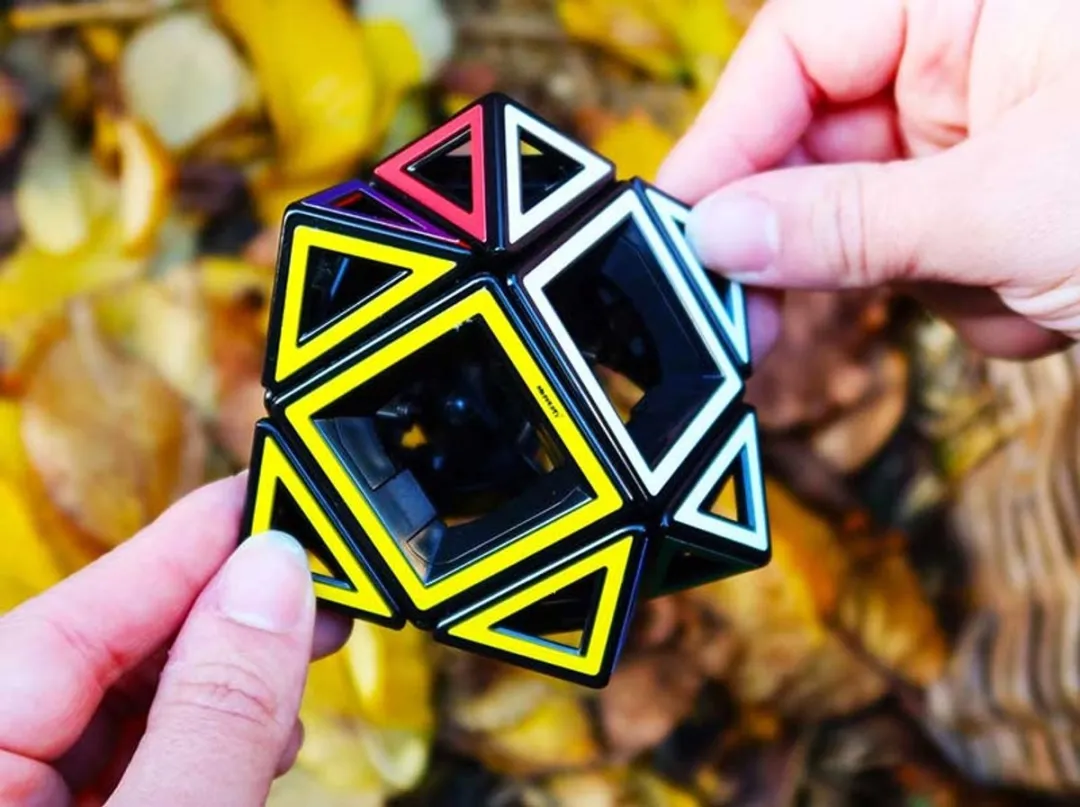 Recent Toys Hollow Skewb Cube M5098 - Meerkleurig