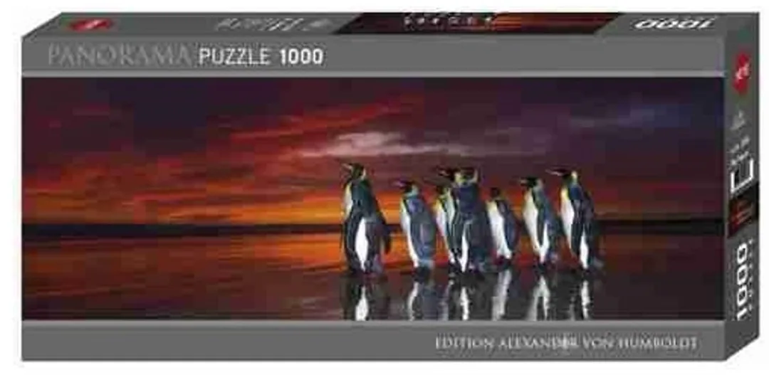 Heye Puzzel Panorama Pinquins 1000 Stuks