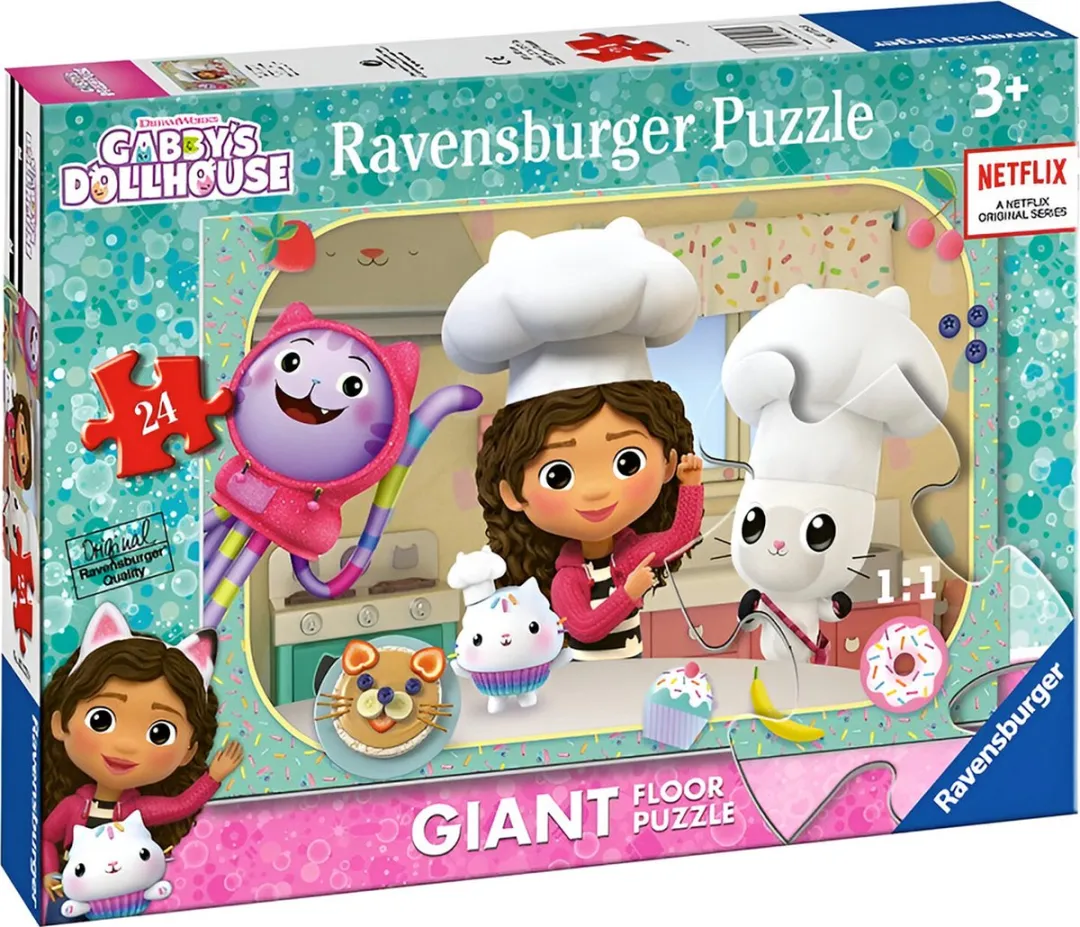 Ravensburger Gabby's Dollhouse Keuken Puzzel 24-delig - Veelkleurig
