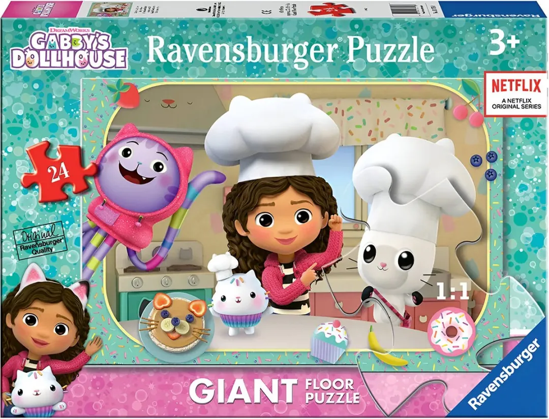 Ravensburger Gabby's Dollhouse Keuken Puzzel 24-delig - Veelkleurig