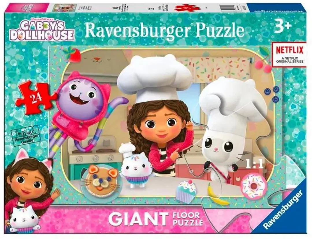 Ravensburger Gabby's Dollhouse Keuken Puzzel 24-delig - Veelkleurig