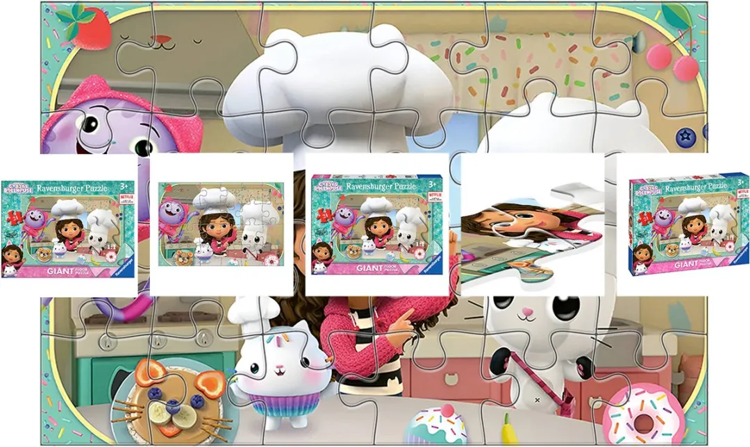 Ravensburger Gabby's Dollhouse Keuken Puzzel 24-delig - Veelkleurig