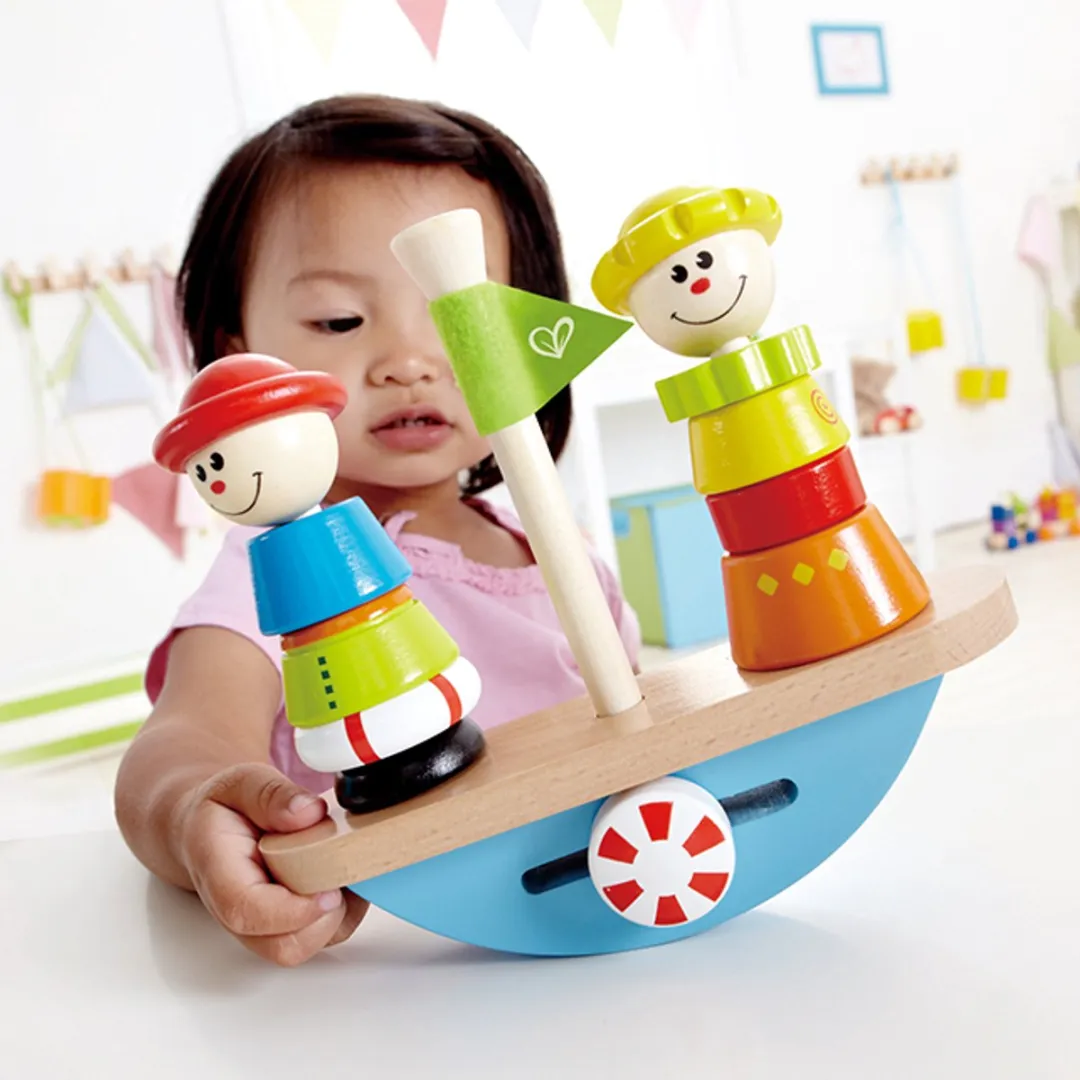 Hape Balanceerboot E0423 - Multicolor