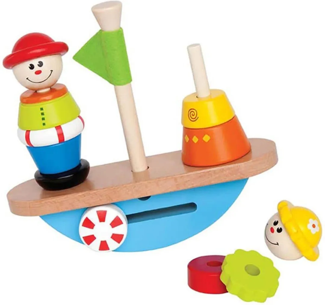 Hape Balanceerboot E0423 - Multicolor