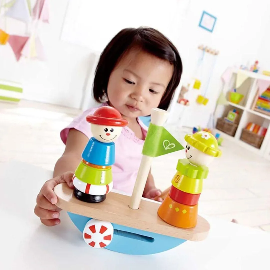 Hape Balanceerboot E0423 - Multicolor