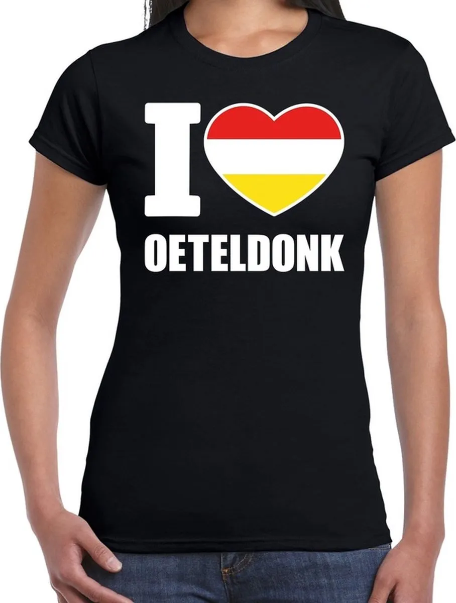 Bellatio Design Carnaval T-shirt I Love Oeteldonk Dames