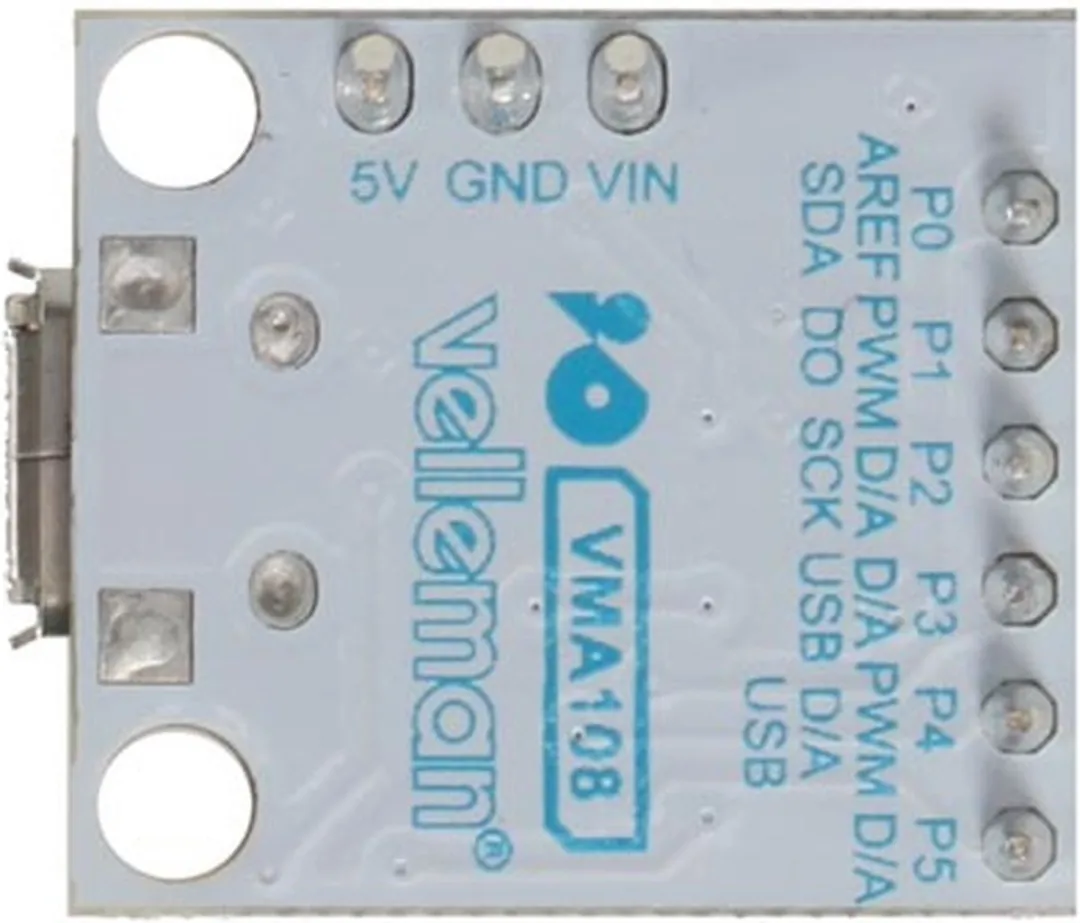 Whadda Attiny85 Ontwikkelbord 17,5x19mm - Wit