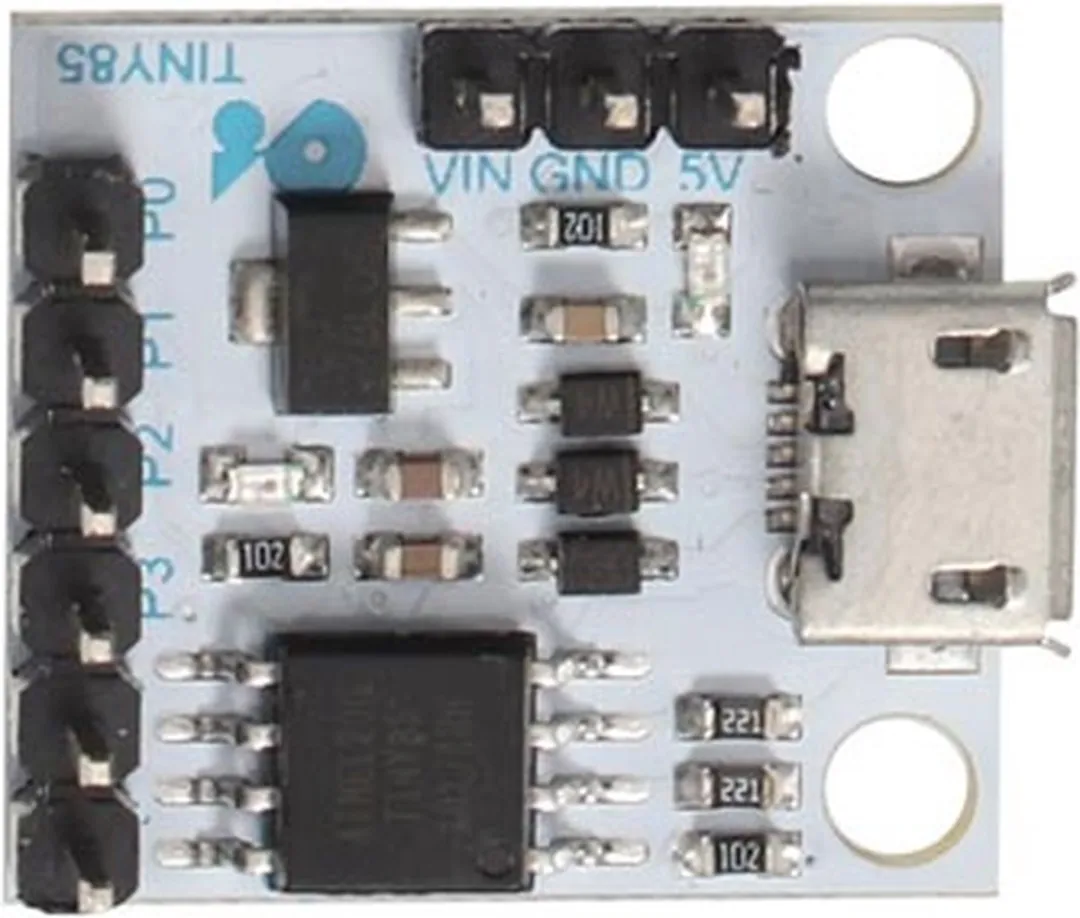 Whadda Attiny85 Ontwikkelbord 17,5x19mm - Wit