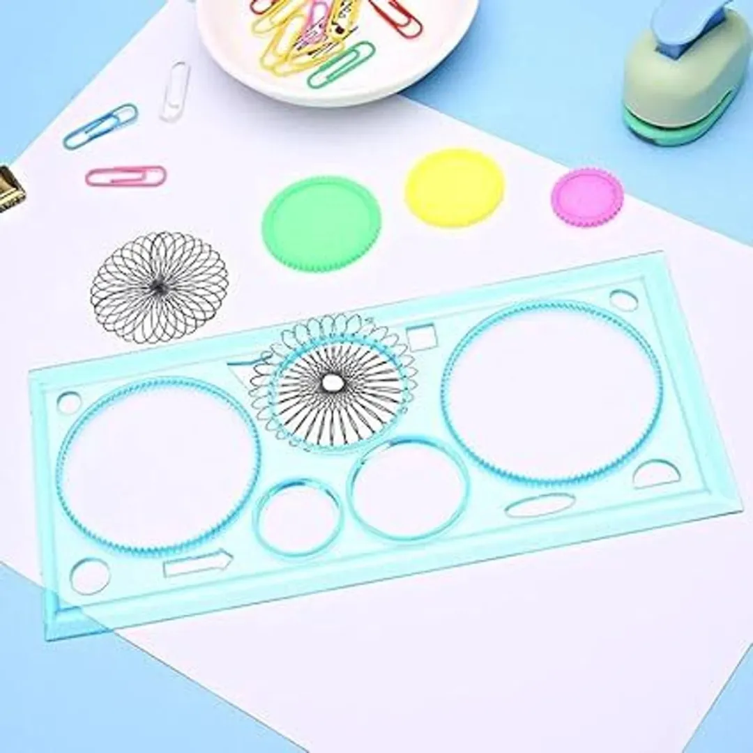 Jono Toys Spirograaf Blauw Tekenhulp