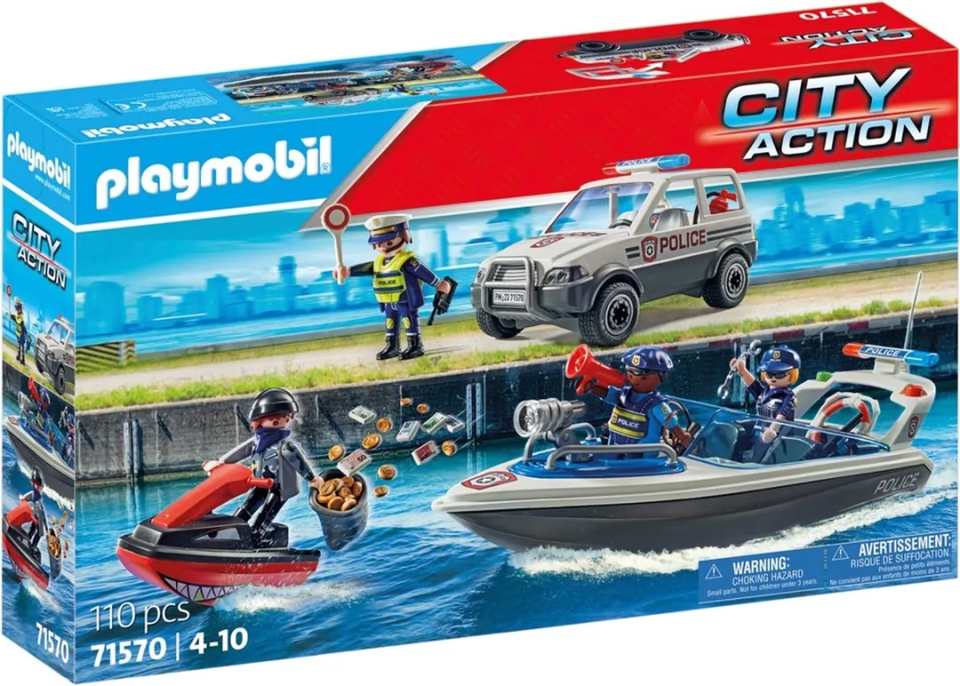 Playmobil City Action Politieachtervolging op het Water 71570