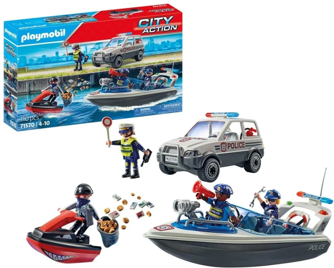 Playmobil City Action Politieachtervolging op het Water 71570