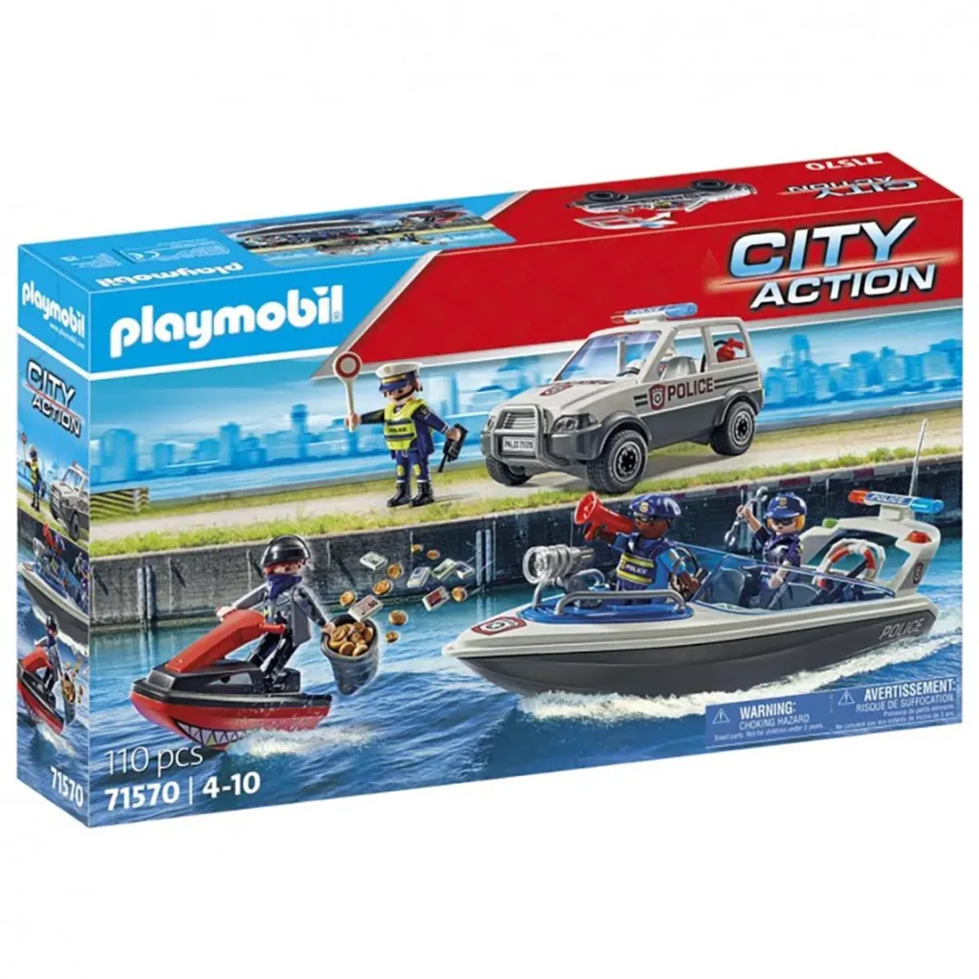Playmobil City Action Politieachtervolging op het Water 71570