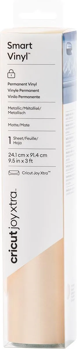 Cricut Smart Vinyl Permanent Joy Xtra Folie 91.4cm Champagne