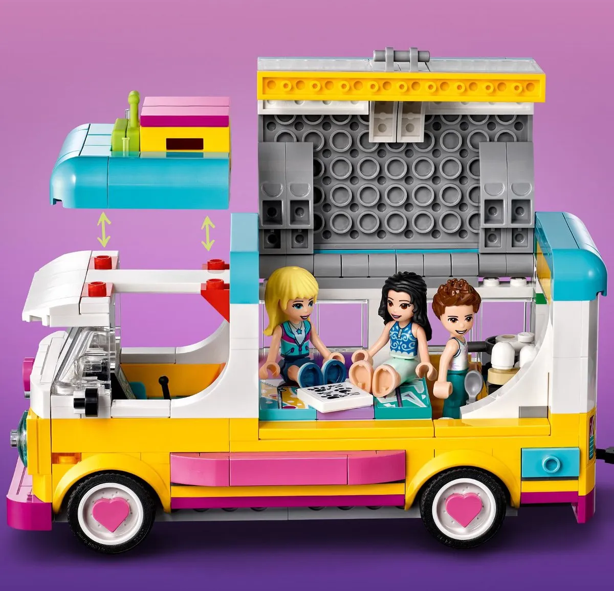 LEGO Friends Boscamper & Zeilboot 41681 - 487 Stukken - afbeelding 5 van 6