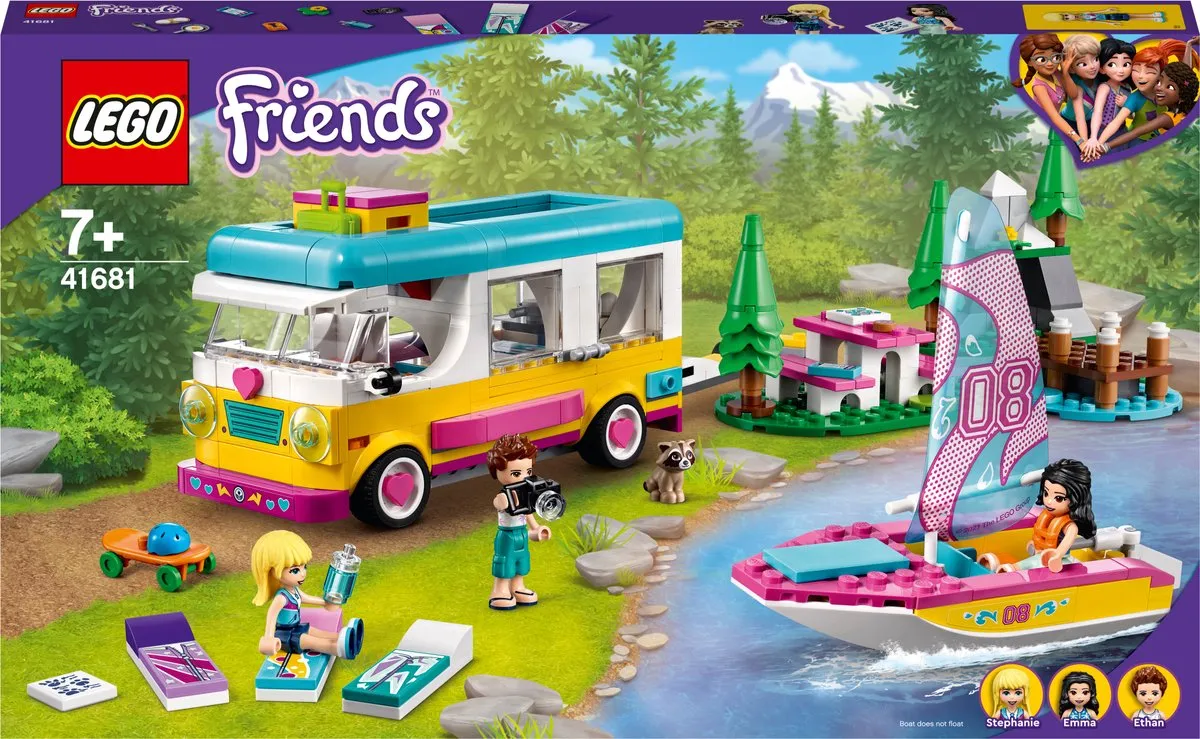 LEGO Friends Boscamper & Zeilboot 41681