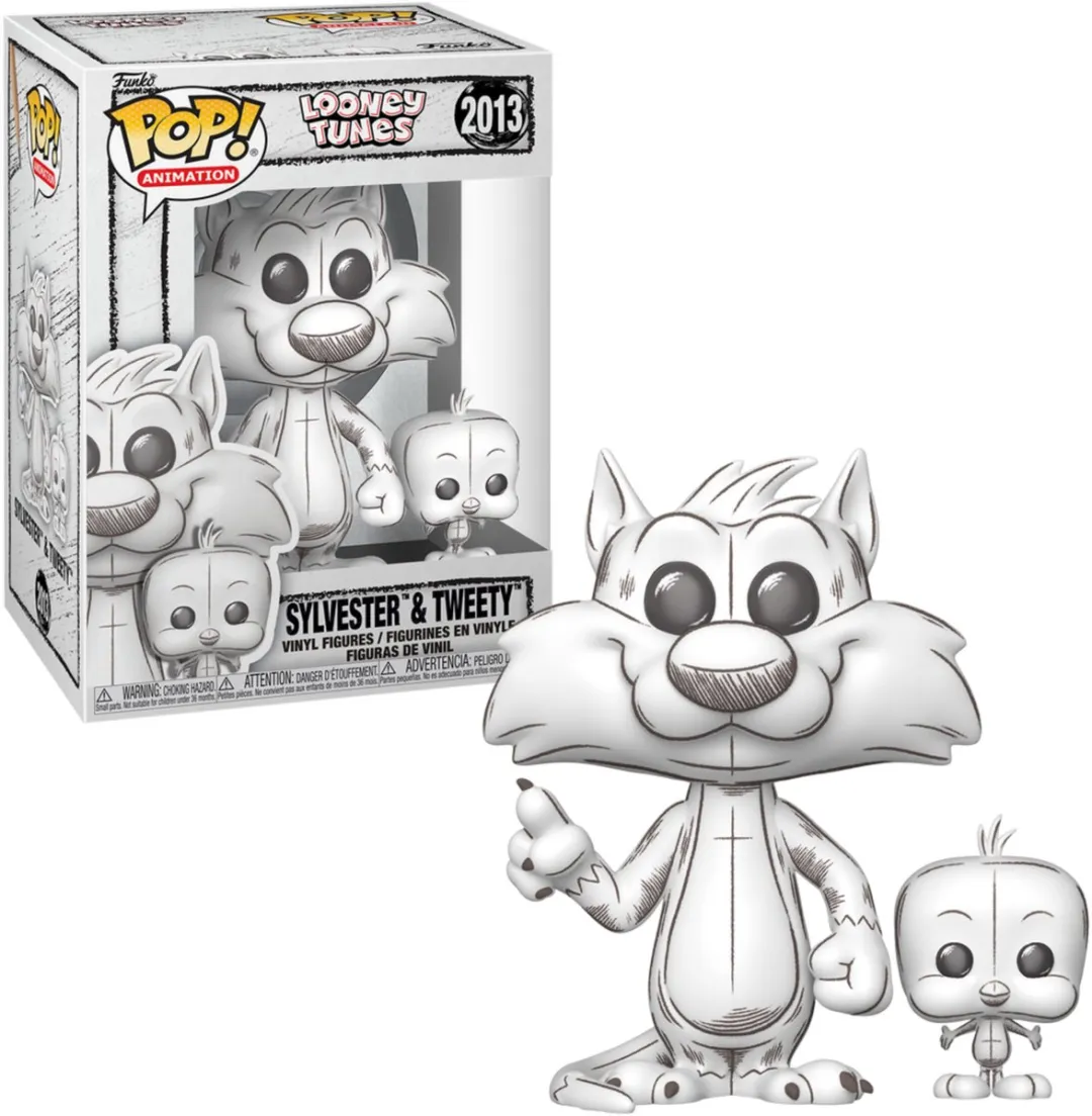 Funko POP! Looney Tunes Sylvester & Tweety Sketched Deco
