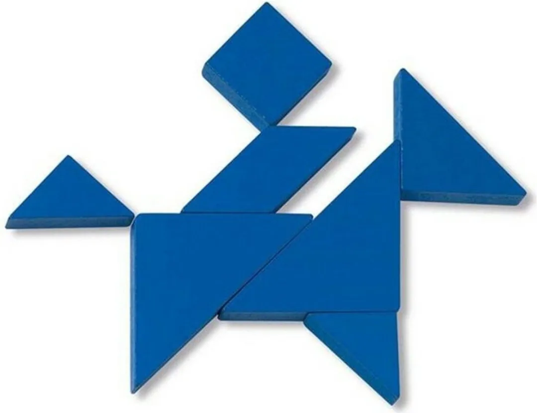 Geronimo Games Cayro Houten Tangram Spel - 1-4 Spelers