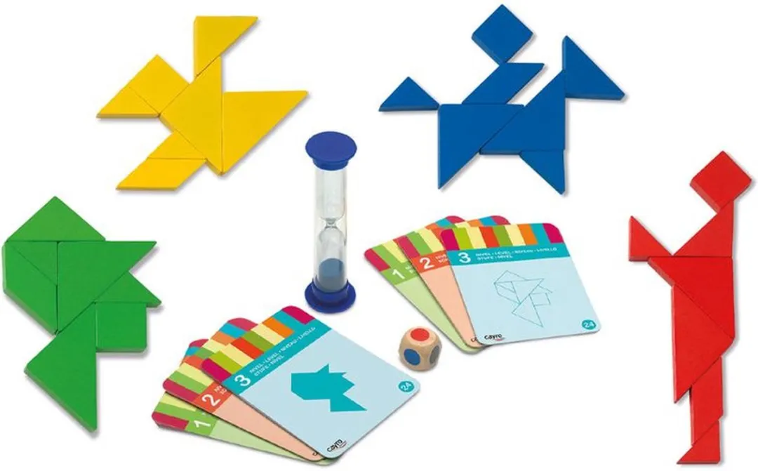 Geronimo Games Cayro Houten Tangram Spel