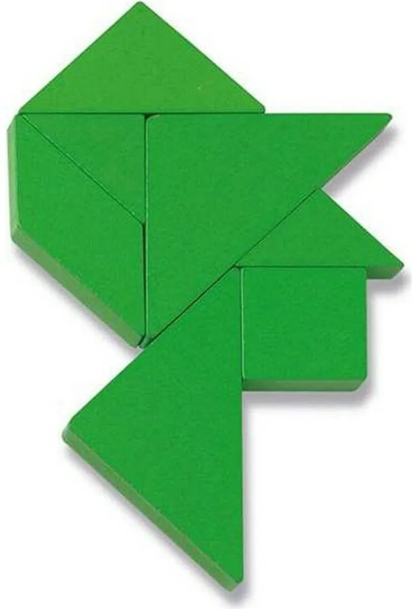 Geronimo Games Cayro Houten Tangram Spel - 1-4 Spelers