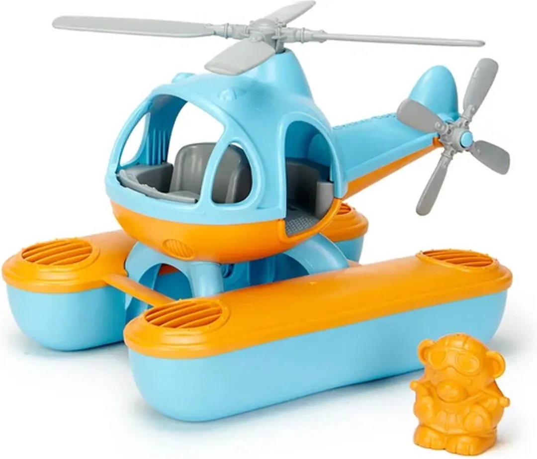 Green Toys Waterhelikopter GTSECB1063 - Blauw/Oranje