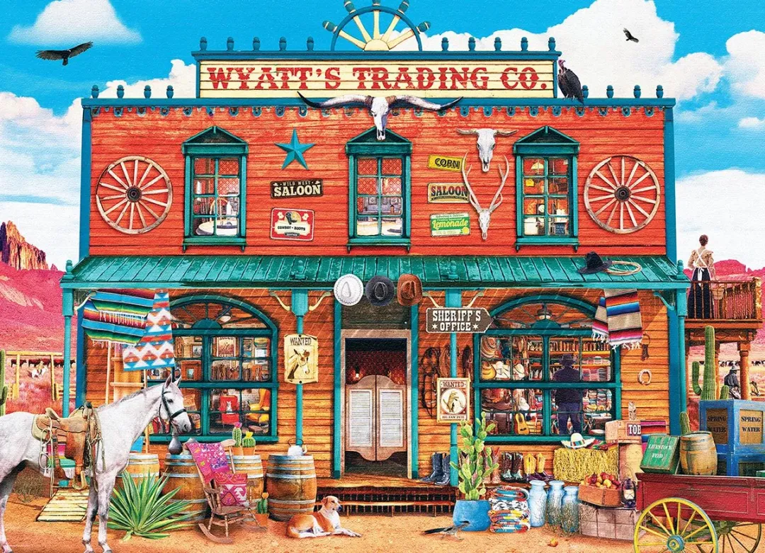 Eurographics Westerse Kruideniers Winkel Leann Kate Legpuzzel 1000 Stuks - MPN eu6000-6065