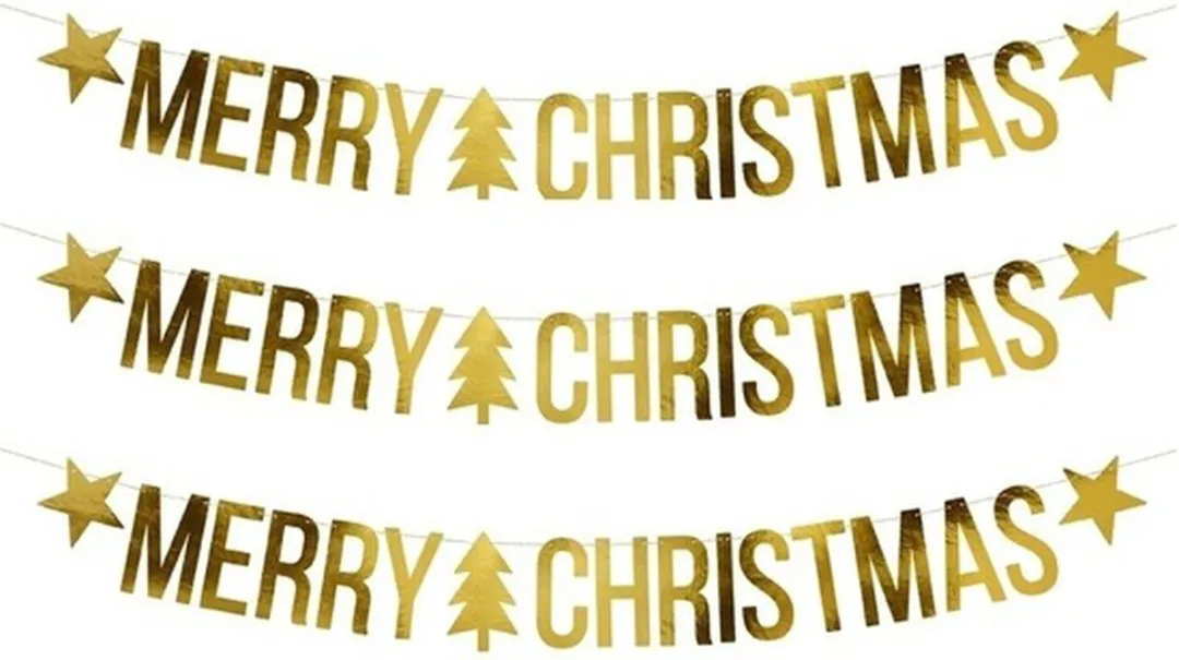 Bellatio Design Merry Christmas Vlaggenlijn