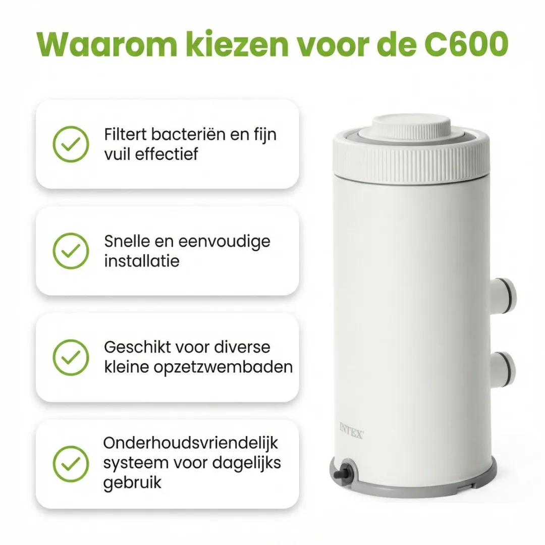 Intex 26604GS Filterpomp 2271L/h - 32mm