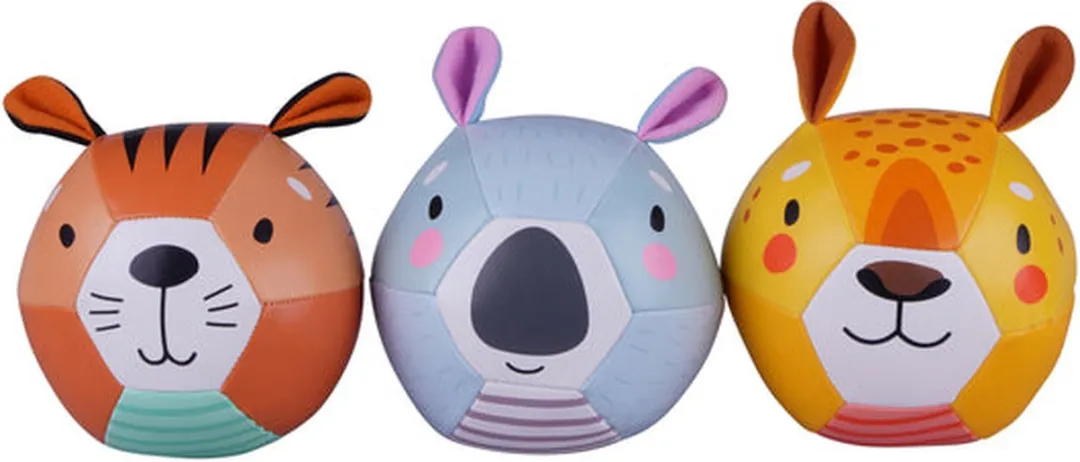 Barbo Toys Bobo Zachte Bal Koala - Blauw/Roze
