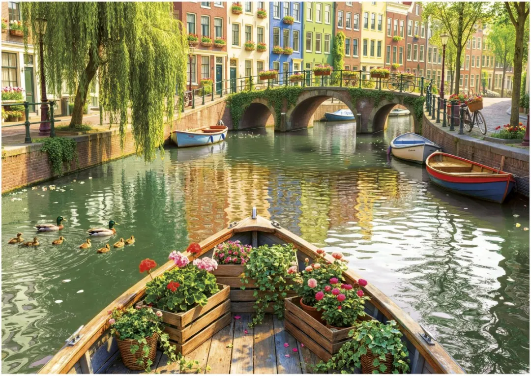 Educa Amsterdam Boottocht Legpuzzel 1000 Stuks
