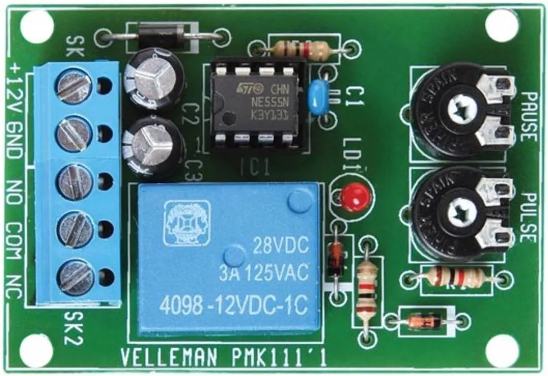 Whadda WMT136 Interval Timer Module - Groen/Blauw