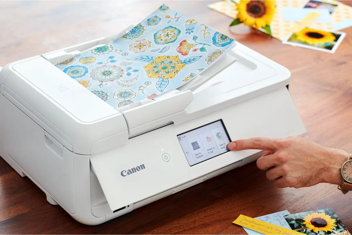 Canon PIXMA TS9551CA All-in-One Inkjetprinter - 5 Kleuren - Zwart